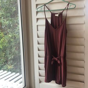 Anthro Lilka rust colored romper, size xs